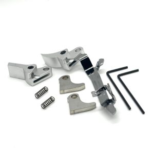 ⚡ New: Arizona Value Glock FRT V2 6061 Aluminum Trigger Bar Kit 2x Shoe (Silver Curve and Flat) Gen 1 2 3 4, 9mm, .40, .357