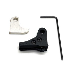 Alternative view of ⚡ New: Arizona Glock FRT Polymer V3 Trigger Shoe Kit with Safety and Curved Steel Trip for All Glocks – Black
