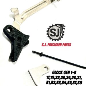 Alternative view of ⚡ New: Arizona GLOCK FRT POLYMER V3 BAR GEN 1 2 3 with Safety and Curved Steel Trip for 17 19 22 26 27